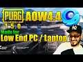 PUBG Mobile 1.5 on Low End PC and Laptop only on Gameloop AOW 4.4 - Hindi and English Subtitles