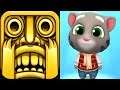 RUN RUN FROSTY TOM - TEMPLE RUN VS. TALKING TOM GOLD RUN (Android, iOS Gameplay, Walkthrough)