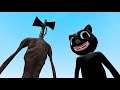 SIREN HEAD VS GIANT CARTOON CAT!! Garry's Mod [Siren Head Cartoon Cat Trevor Henderson] Gameplay