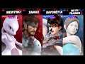 Super Smash Bros Ultimate Amiibo Fights   Request #6811 Mewtwo & Snake vs Bayonetta & Wii Fit