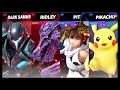 Super Smash Bros Ultimate Amiibo Fights   Request #9723 Dark Samus & Ridley vs Pit & Pikachu