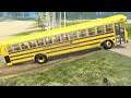 BeamNG Drive - Rear Engine School Bus Off Road Driving