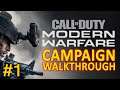 CALL OF DUTY MODERN WARFARE Walkthrough Gameplay Part 1 - No Commentary