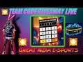 FREE FIRE TEAM CODE GIVEAWAY & CUSTOM ROOM LIVE 😎 #2BGAMER​​ #FREEFIRELIVE​​