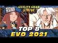 Guilty Gear Strive - EVO 2021 NA Region - TOP 8 feat. Supernoon, SonicFox, Hotashi, Macho