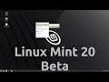 Linux Mint 20 Beta