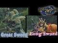 {MH Rise  Demo} [Arzuros and Great Izuchi]  Solo- Great Sword: 6'18"  Long Sword: 4'05"