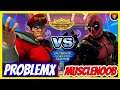 SFV CE💥 Problemx (M.Bison) VS Musclenoob (Ken)💥SF5💥Messatsu💥
