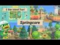Springcore 5 Star Island Tour in Animal Crossing New Horizons + Dream Address