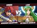 Edgeguard Winners Quarters - Kreeg (Roy) Vs. Lui$ (Palutena) SSBU Ultimate Tournament