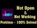 Fix Josh Not Open Problem Android || Fix Josh Not Working Problem Android & ios