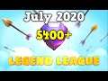 Legend League Hybrid Attacks! | July 12, 2020 | 5400+ Trophies | Clash of Clans | Raze