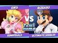 TAMISUMA 160 SSBU - Eiku (Peach) Vs. Rizeaus (Dr. Mario, Mario, Bowser) Smash Ultimate Semifinals