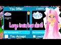 What people TRADE for LARGE TRAIN BOW SKIRT on ROYALE HIGH! *OMG* (Roblox)
