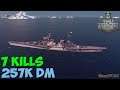 World of WarShips | Stalingrad | 7 KILLS | 257K Damage - Replay Gameplay 4K 60 fps