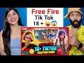 18+ Free Fire TikTok Reaction बच्चे ना देखे || Free Fire Funny Video || Garena Free Fire Reaction