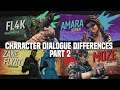 BORDERLANDS 3 Playable Character Dialogue Differences Part 2 (ZANE, FL4K, MOZE, AMARA)