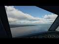 Cockpit A320 • landing in Lubang Philippines • MS Flight Simulator