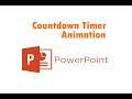Create Countdown Timer Animation in Powerpoint