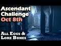 Destiny 2 - Ascendant Challenge Oct 8th - Keep of Honed Edges - Corrupted Eggs | Lore Bones | Portal