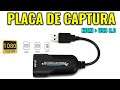 PLACA DE CAPTURA USB 3.0 E USB 2.0 PARA HDMI CAPTURE CARD 1080P 60FPS BOA E BARATA