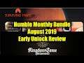 Humble Monthly Bundle August 2019 Early Unlock Review - Kingdom Come Deliverance and Surviving Mars