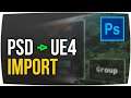 PSD Menü in die U4 importieren - PSD2UMG Plugin ► Unreal Engine Tutorial (German)