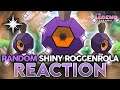 RANDOM SHINY ROGGENROLA (loud volume alert lmao) | Level Legend Shiny Reaction