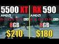 RX 5500 XT vs. RX 590 | Test in 8 Games