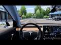 Tesla Model 3 - City Car Driving | Logitech G29