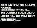 The Witcher 3 , The Correct Blade Oil To Use To Kill The Wild Hunt And Eredin