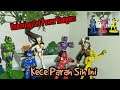 Unboxing Figure Power Rangers 1 Set Jungle Fury,Gekiranger Ultaman dll