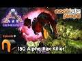 ARK One Shadowmane Vs 150 Alpha Rex Ep9 NoobLets Plays! #ARK