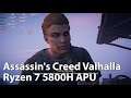 Assassin's Creed Valhalla on APU (Ryzen 7 5800H)