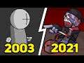 Evolution of Hank (Madness Combat) in Games [2003 - 2021]