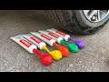 Experiment Car vs Toothpaste and Balloons | Crushing Crunchy & Soft Things by Car | Test Ex