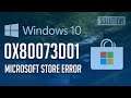 FIX  Error 0x80073d01 Installing or Uninstalling Windows 10 Store Apps[2023]