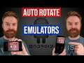 How to auto rotate Emulators on Android