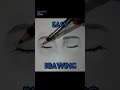 HOW TO DRAW CLOSED EYES FOR BEGINNERS STEP BY STEP #Shorts! Drawing Tech