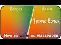 How to write on desktop screen wallpaper from your computer.