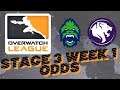 Overwatch League Odds - 2019, Stage 3, Week 1
