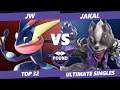 Pound Online 2020 SSBU Winners Top 32 - JaKaL (Wolf) Vs. JW (Greninja) Smash Ultimate Singles