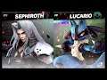 Super Smash Bros Ultimate Amiibo Fights – Sephiroth & Co #202 Sephiroth vs Lucario