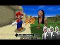Who will Win - Mario or Momo - Coffin Meme Minecraft