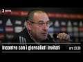 Sarri incontra i giornalisti | Vigilia Finale Coppa Italia Coca Cola 2020 | Napoli vs Juventus