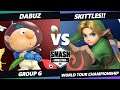 SWT Championship Group G - Dabuz (Olimar) Vs. SKITTLES!! (Young Link) SSBU Ultimate Tournament