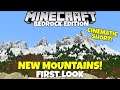 The NEW MOUNTAINS Are Here! First look & Full Cinematic Tour! Minecraft Bedrock Edition #shorts