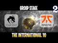 TSpirit vs Fnatic Game 2 | Bo2 | Group Stage The International 10 2021 TI10 | DOTA 2 LIVE