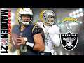 Chargers vs Raiders  - Madden Simulation NFL 2021| Director Live