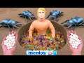 Coca Cola, Different Fanta, Pepsi,Sprite and Orbeez Armstrong vs Mentos in Big Underground